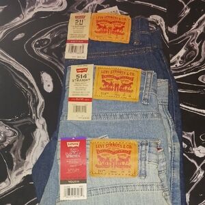 Levi's Denim Jeans Trio - Light and Medium Blue